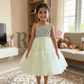 Green Party Frock for Girls M260281