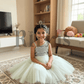 Green Party Frock for Girls M260281