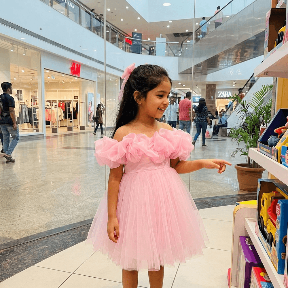 Pink Party Frock for Girls M260283