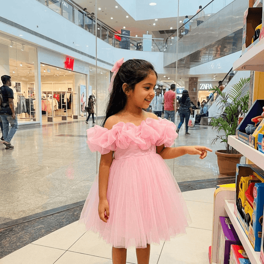 Pink Party Frock for Girls M260283