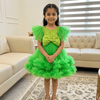 Green Party Frock for Girls M260284