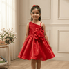 Red Party Frock for Girls M260286
