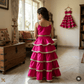 Magenta Beautiful Lehenga set for Girls M260289