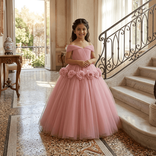 Light Pink Beautiful dress gown M260290