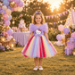 Purple Hello Kitty Party Frock for Girls M260294