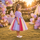 Purple Hello Kitty Party Frock for Girls M260294