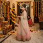 Net Sweetheart-Neckline Lehenga Choli Set for Girls M260099
