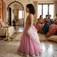Net Sweetheart-Neckline Lehenga Choli Set for Girls M260099