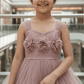 Champagne Tulle Princess Party Frock for Girls M260110