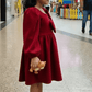 Maroon Beautiful Party for Girls m260297