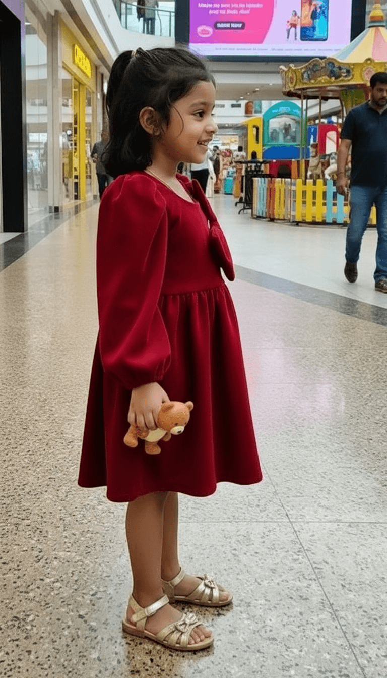 Maroon Beautiful Party for Girls m260297