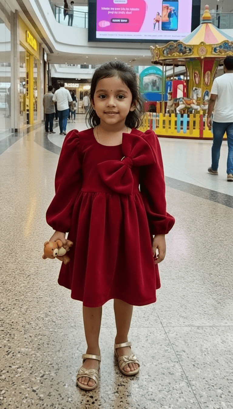 Maroon Beautiful Party for Girls m260297