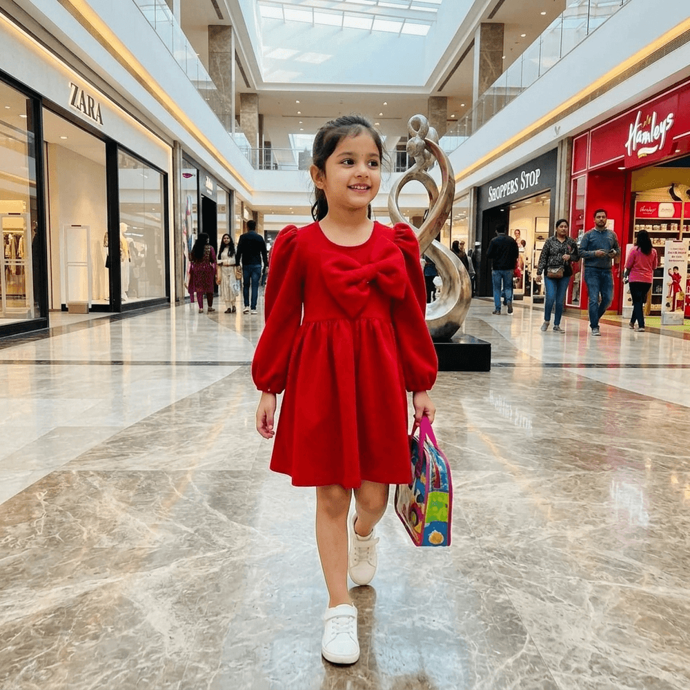 Red Party Dress for Girls M260133