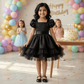 Black Pearl Party Frock for Girls M260067