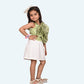 Girls premium skirt and top clothing set