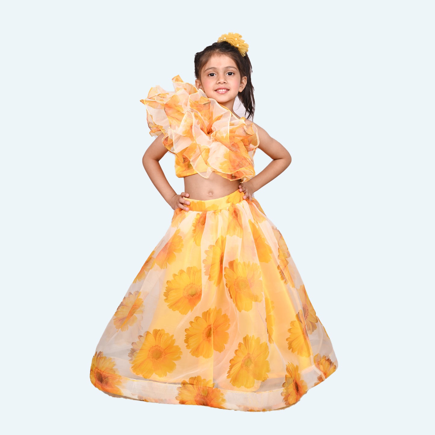 Yellow Designer lehenga choli set