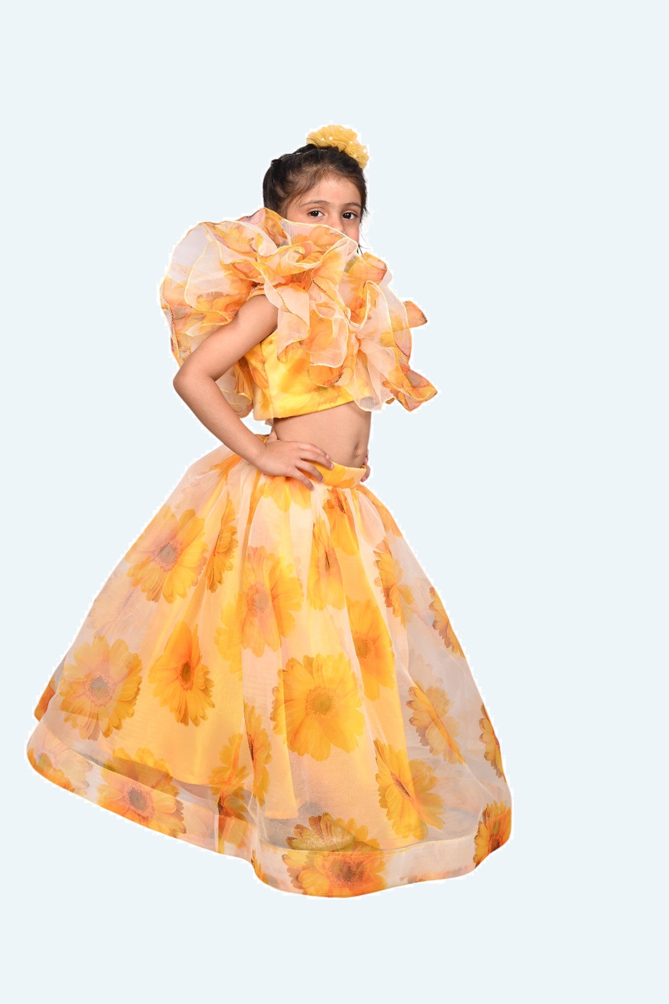 Yellow Designer lehenga choli set