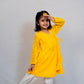Yellow Kurta And Dhoti Pant Set For Girls