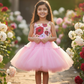 Girls pink casual frock m250037