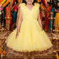 SALE Girls yellow casual frock m250057