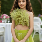 Green Designer lehenga choli set