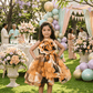 Designer Boutique Dresses yellow frock m250073