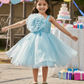 Girls blue casual frock m250050