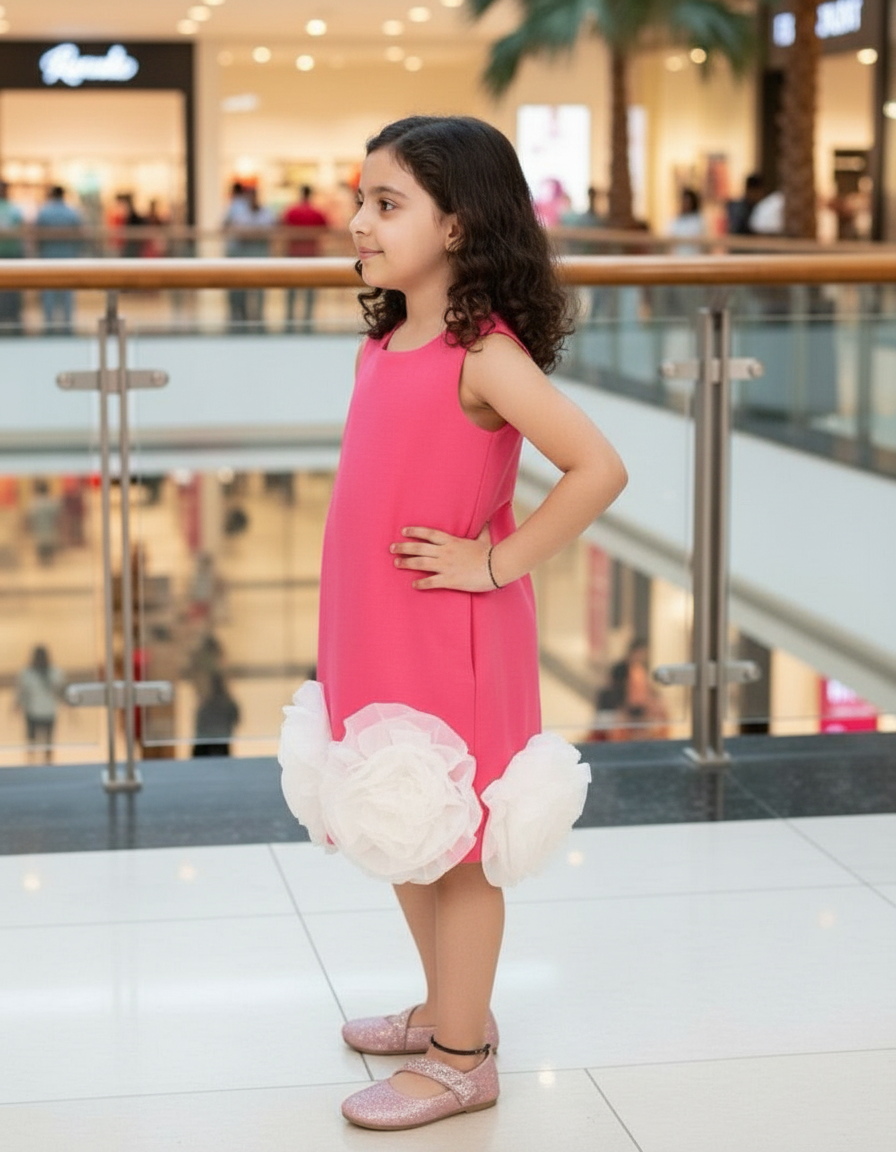 Designer Boutique Dresses magenta frock m250077