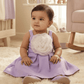 Girls purple casual frock m250067