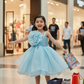 Girls blue casual frock m250050