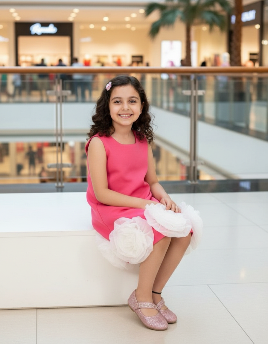 Designer Boutique Dresses magenta frock m250077