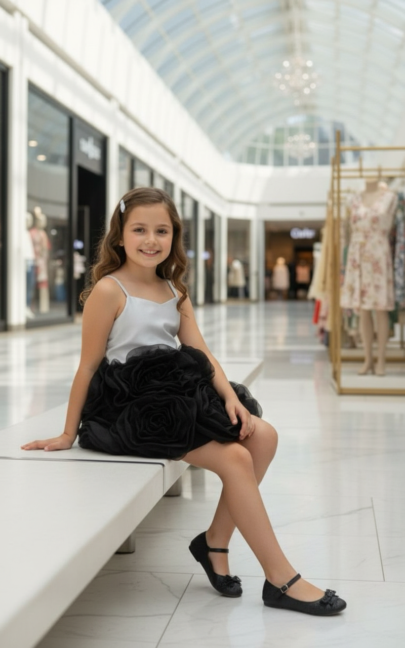 Childrens Party Dresses white frock m250334