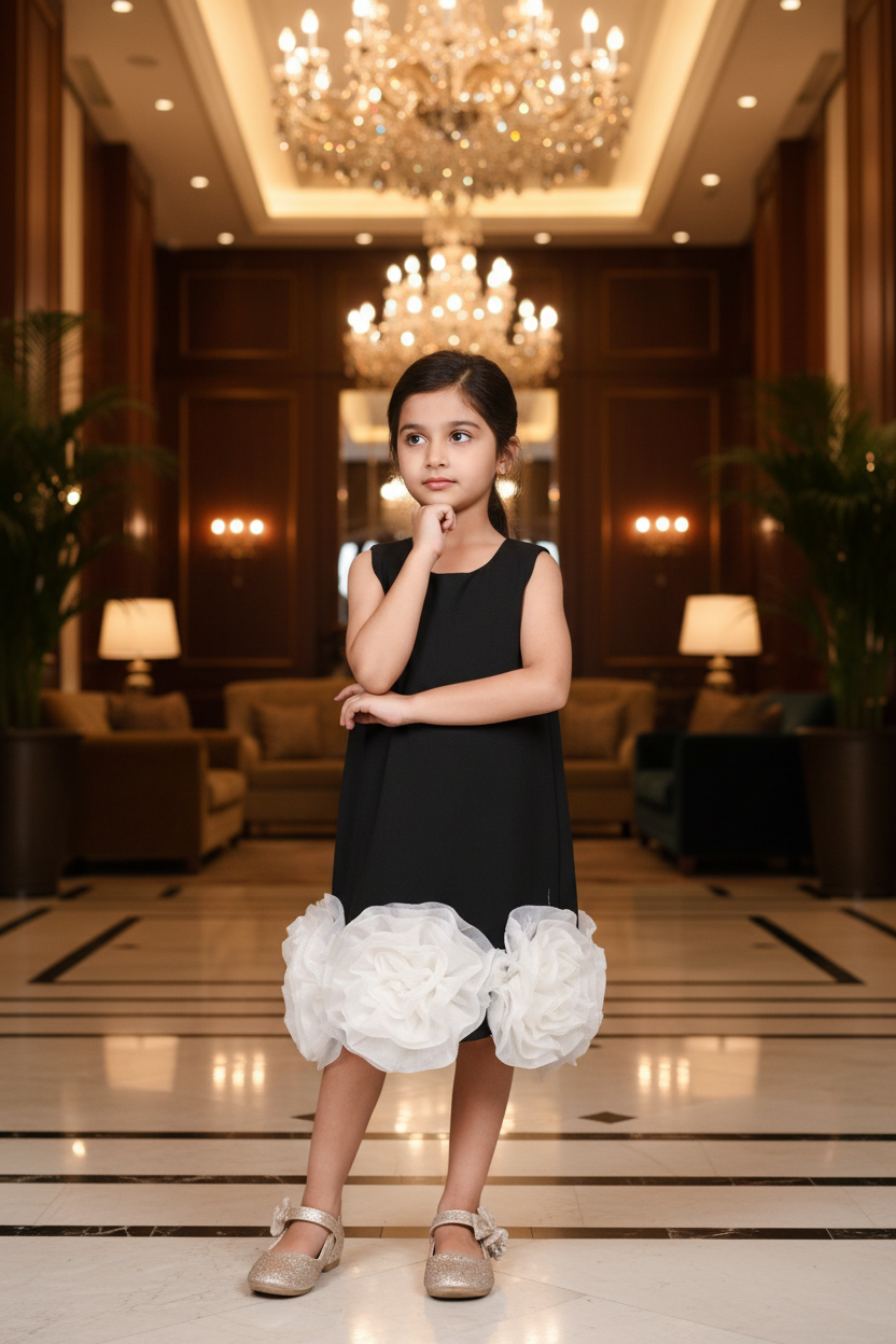 Designer Boutique Dresses black frock m250076