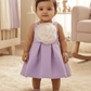 Girls purple casual frock m250067