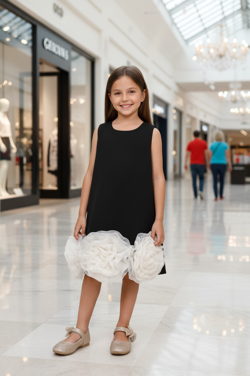 Designer Boutique Dresses black frock m250076