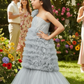 Girls Grey Gown length dress M232401