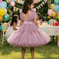 Pastel Pink party frock for girls