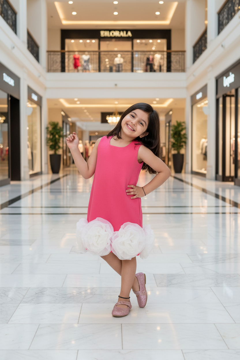 Designer Boutique Dresses magenta frock m250077