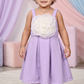 Girls purple casual frock m250067
