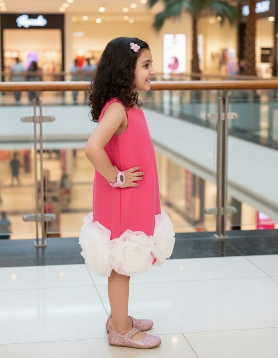 Designer Boutique Dresses magenta frock m250077