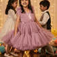 Pastel Pink party frock for girls