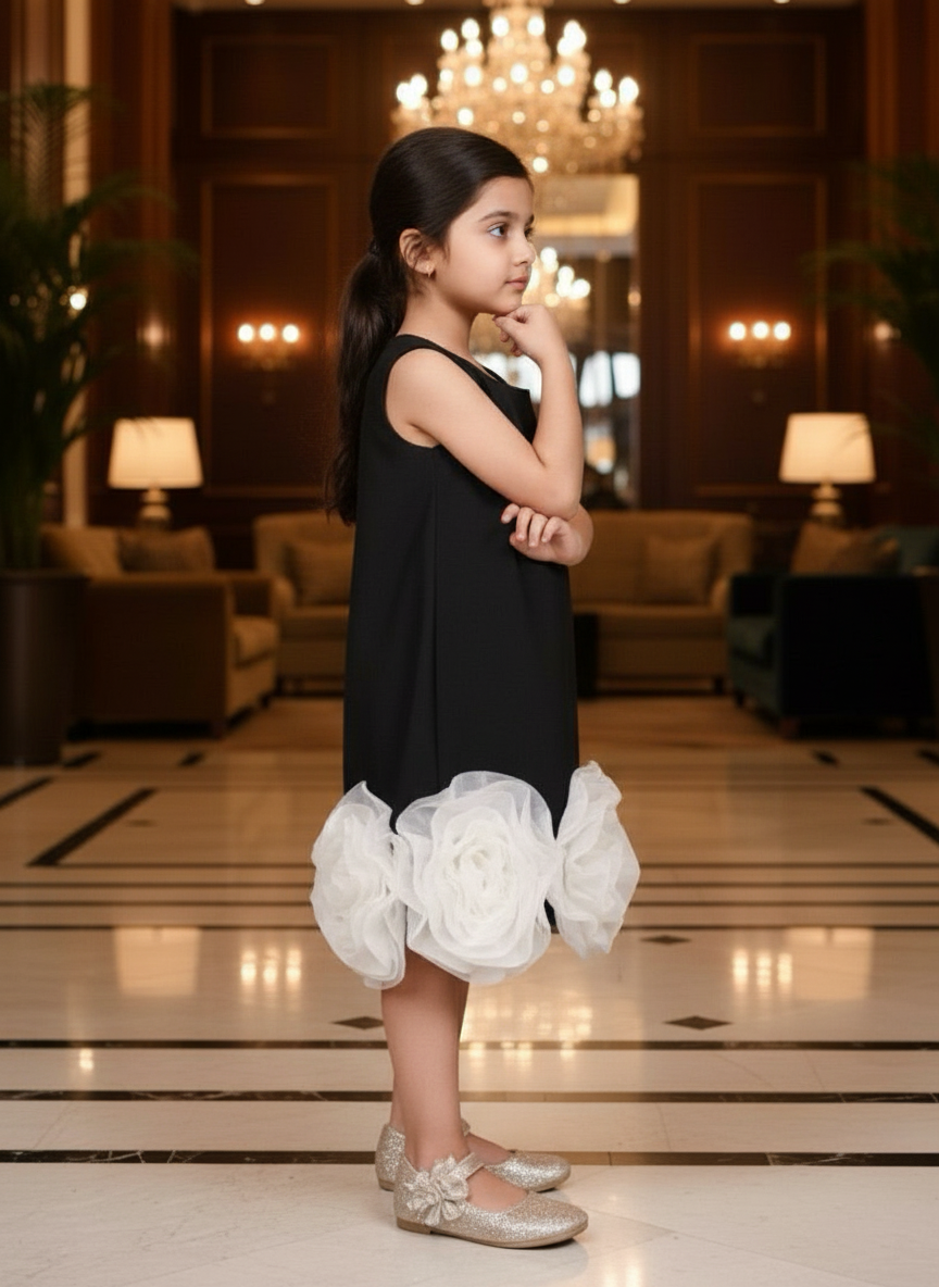 Designer Boutique Dresses black frock m250076