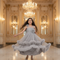 SALE Girls Grey Gown length dress M232601