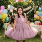 Pastel Pink party frock for girls