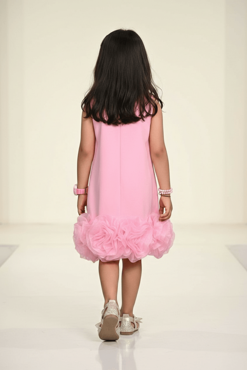Designer Boutique Dresses pink frock m250074