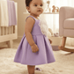 Girls purple casual frock m250067