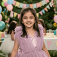Pastel Pink party frock for girls