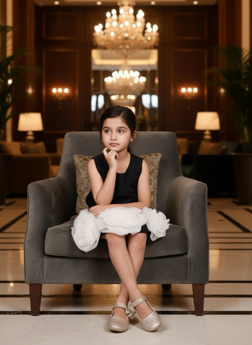 Designer Boutique Dresses black frock m250076