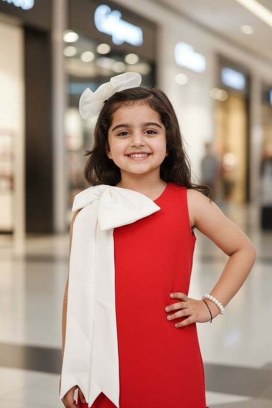 Dresses for girls white frock m250080