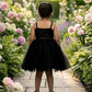 Girls black  Party frock m240045